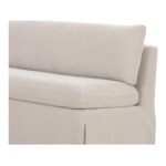 Fable Slipcover Dining Bench Beige OA-1052-34 OA 1052 34 Fable closeup shadsilo