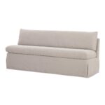 Fable Slipcover Dining Bench Beige OA-1052-34 OA 1052 34 Fable diagL shadsilo