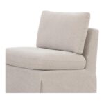 Fable Slipcover Dining Slipper Chair Beige OA-1053-34 OA 1053 34 Fable closeup shadsilo