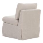 Fable Slipcover Dining Slipper Chair Beige OA-1053-34 OA 1053 34 Fable diagR back shadsilo