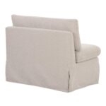 Fable Slipcover Dining Chair and Half Beige OA-1054-34 OA 1054 34 Fable diagL back shadsilo