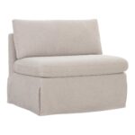 Fable Slipcover Dining Chair and Half Beige OA-1054-34 OA 1054 34 Fable diagR shadsilo