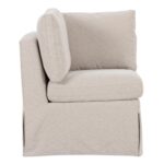 Fable Slipcover Dining Corner Chair Beige OA-1055-34 OA 1055 34 Fable side right shadsilo