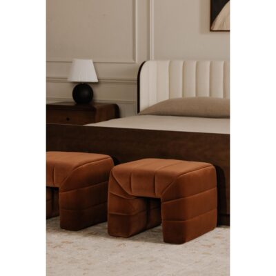 Verity Stool Warm Brown 12 Verity Stool Warm Brown OA-1056-03 OA 1056 03 10