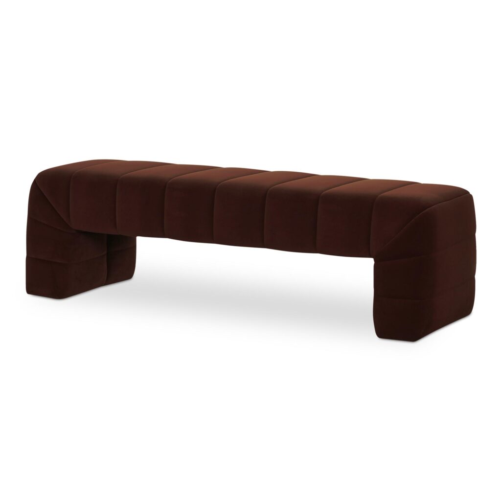 Verity Bench Warm Brown - Image 2