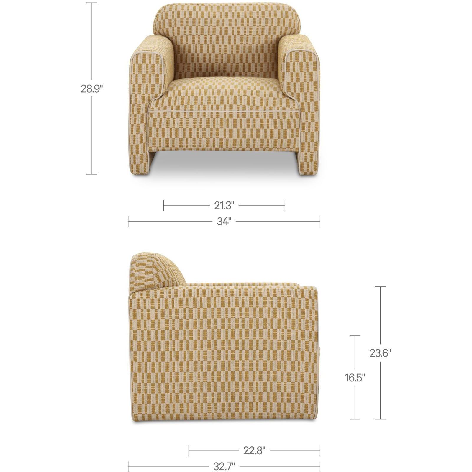 Leo Accent Chair Chartreuse 5 Leo Accent Chair Chartreuse - Image 5