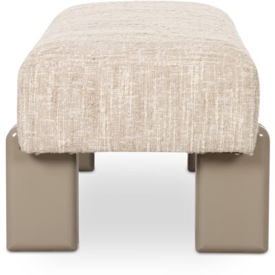 Priya Bench Off White OA-1060-34 OA 1060 34 Priya side shadsilo