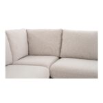 Fable Slipcover Dining Banquette U-Shape Beige 168In OA-1066-34 OA 1066 34 Fable closeup shadsilo
