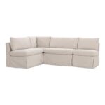 Fable Slipcover Dining Banquette L-Shape Beige 96In OA-1067-34 OA 1067 34 Fable diagL shadsilo