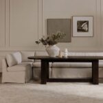 Fable Slipcover Dining Banquette L-Shape Beige  100.5In OA-1068-34 OA 1068 34 00