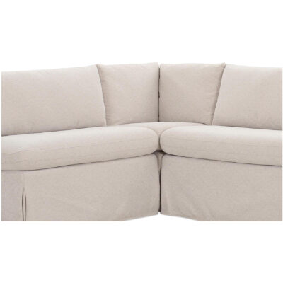 Fable Slipcover Dining Banquette L-Shape Beige 100.5 in. 16 Fable Slipcover Dining Banquette L-Shape Beige 100.5 in. OA-1068-34 OA 1068 34 Fable closeup shadsilo