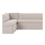 Fable Slipcover Dining Banquette L-Shape Beige 139.5In OA-1070-34 OA 1070 34 Fable closeup shadsilo