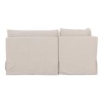 Fable Slipcover Dining Banquette U-Shape Beige 129In OA-1072-34 OA 1072 34 Fable side left shadsilo