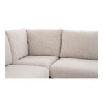 Fable Slipcover Dining Banquette U-Shape Beige 154In OA-1073-34 OA 1073 34 Fable closeup shadsilo