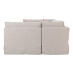 Fable Slipcover Dining Banquette U-Shape Beige 154In OA-1073-34 OA 1073 34 Fable side left shadsilo