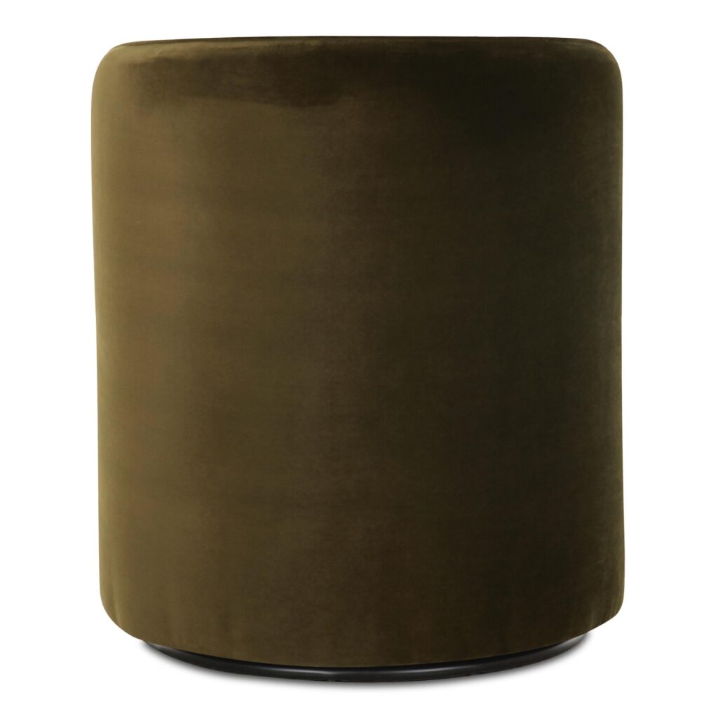 Dane Swivel Dining Chair Faux Green Mohair - Image 5