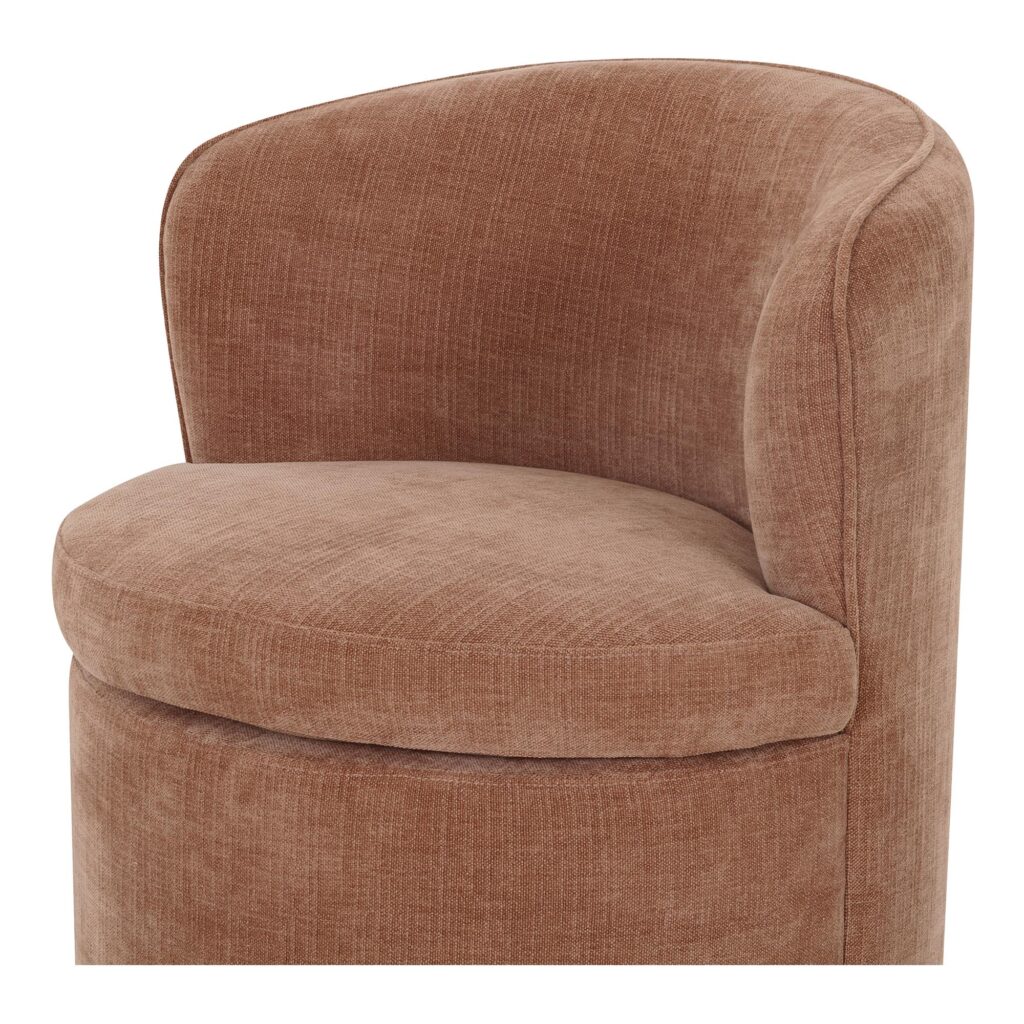 Dane Swivel Dining Chair Heritage Pink - Image 6