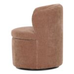 Dane Swivel Dining Chair Heritage Pink OA-1074-33 OA 1074 33 Dane side left shadsilo