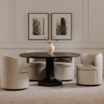 Dane Swivel Dining Chair Oatmeal OA-1074-34 OA 1074 34 00