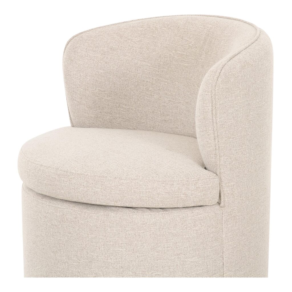 Dane Swivel Dining Chair Oatmeal - Image 6