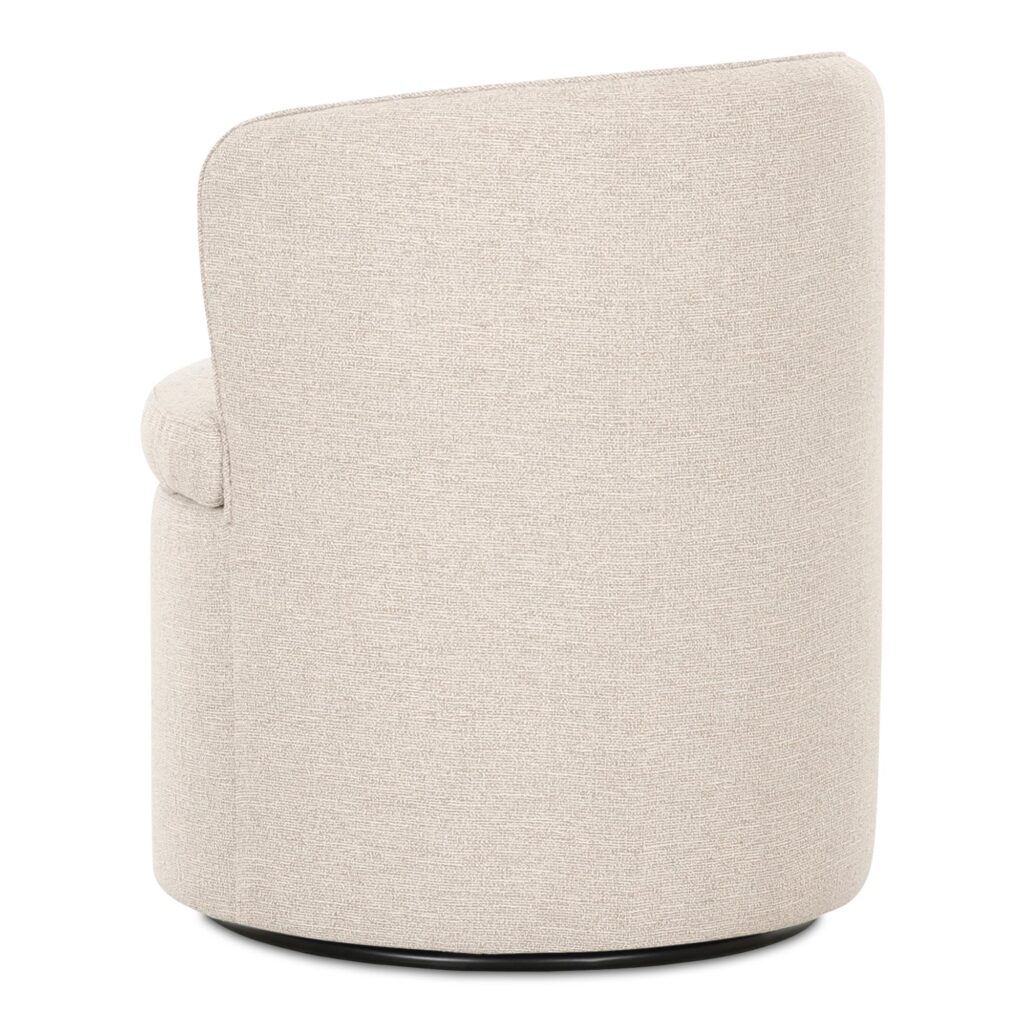 Dane Swivel Dining Chair Oatmeal - Image 2