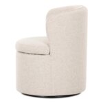 Dane Swivel Dining Chair Oatmeal OA-1074-34 OA 1074 34 Dane side left shadsilo
