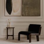 Edie Accent Chair Black Faux Mohair OA-1075-02 OA 1075 02 00