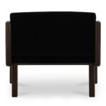 Edie Accent Chair Black Faux Mohair OA-1075-02 OA 1075 02 Edie back shadsilo