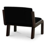 Edie Accent Chair Black Faux Mohair OA-1075-02 OA 1075 02 Edie diagL back shadsilo