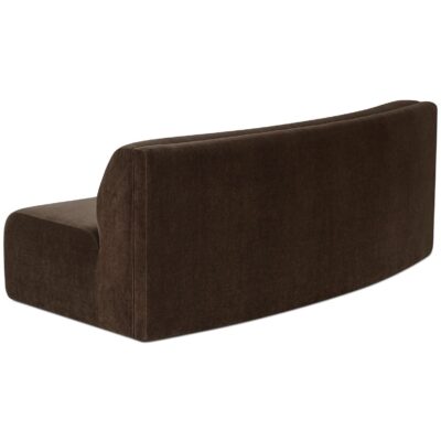 Naomi Concave Sofa Dark Brown OA-1092-20 OA 1092 20 Naomi diagR back shadsilo