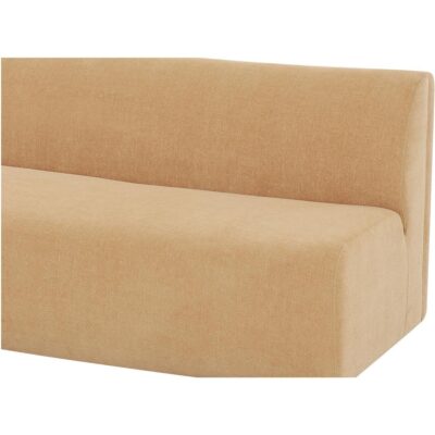 Naomi Convex Sofa Golden Yellow OA-1093-09 OA 1093 09 Naomi closeup shadsilo
