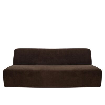 Naomi Convex Sofa Dark Brown