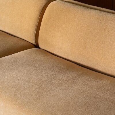 Naomi 2 Piece Wave Modular Sectional Golden Yellow OA-1094-09 OA 1094 09 10