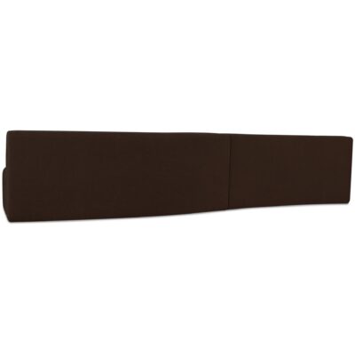 Naomi 2 Piece Wave Modular Sectional Dark Brown OA-1094-20 OA 1094 20 Naomi diagR back shadsilo