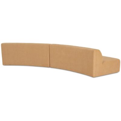 Naomi 2 Piece Convex Modular Sectional Golden Yellow OA-1096-09 OA 1096 09 Naomi diagL back shadsilo