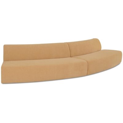 Naomi 2 Piece Convex Modular Sectional Golden Yellow OA-1096-09 OA 1096 09 Naomi diagR shadsilo