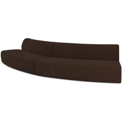 Naomi 2 Piece Convex Modular Sectional Dark Brown OA-1096-20 OA 1096 20 Naomi diagL shadsilo