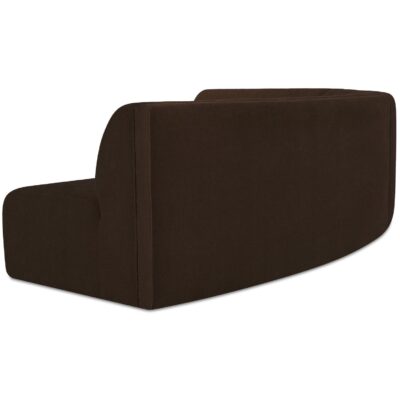 Naomi 3 Piece Concave Modular Sectional Dark Brown OA-1098-20 OA 1098 20 Naomi side left shadsilo