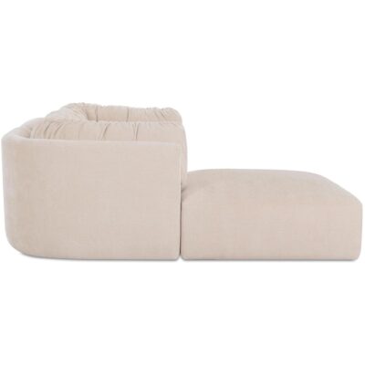 Matina Nook Modular Sectional Oatmeal OA-1105-34 OA 1105 34 Matina side right shadsilo