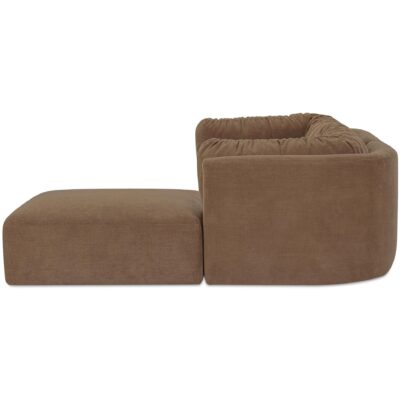 Matina Nook Modular Sectional Taupe OA-1105-39 OA 1105 39 Matina side left shadsilo
