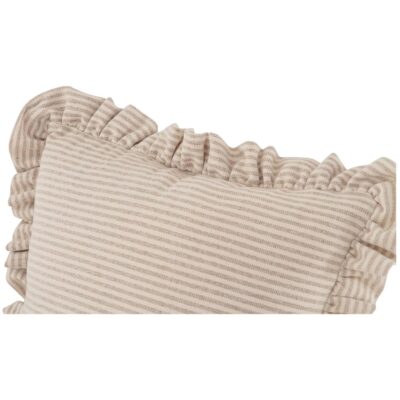 Betty 20 Inch Cushion Beige Stripe OA-1110-37 OA 1110 37 Betty closeup shadsilo