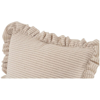 Betty 25 Inch Cushion Beige Stripe OA-1111-37-0 OA 1111 37 0 Betty closeup shadsilo