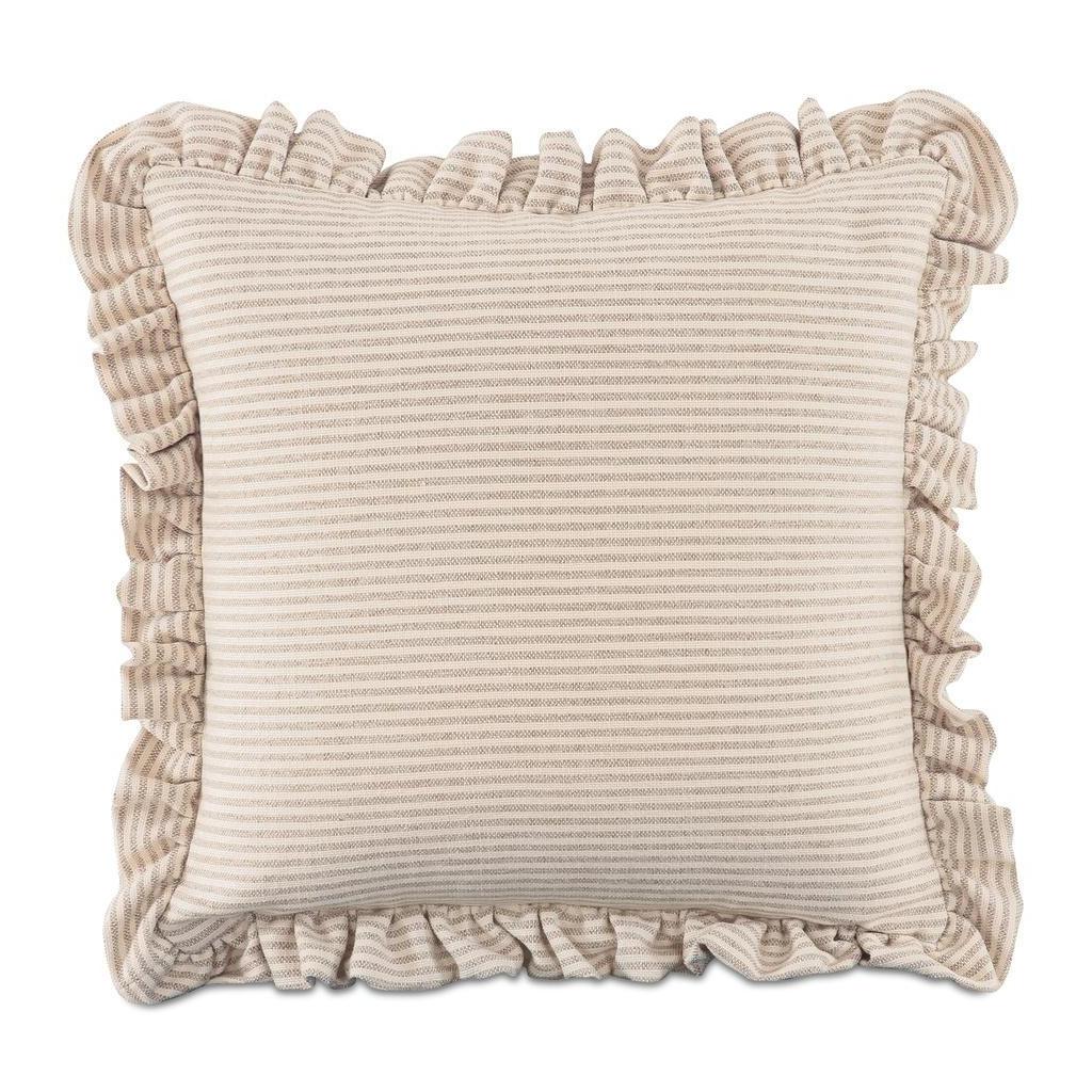 Betty 25 Inch Cushion Beige Stripe 1 Betty 25 Inch Cushion Beige Stripe