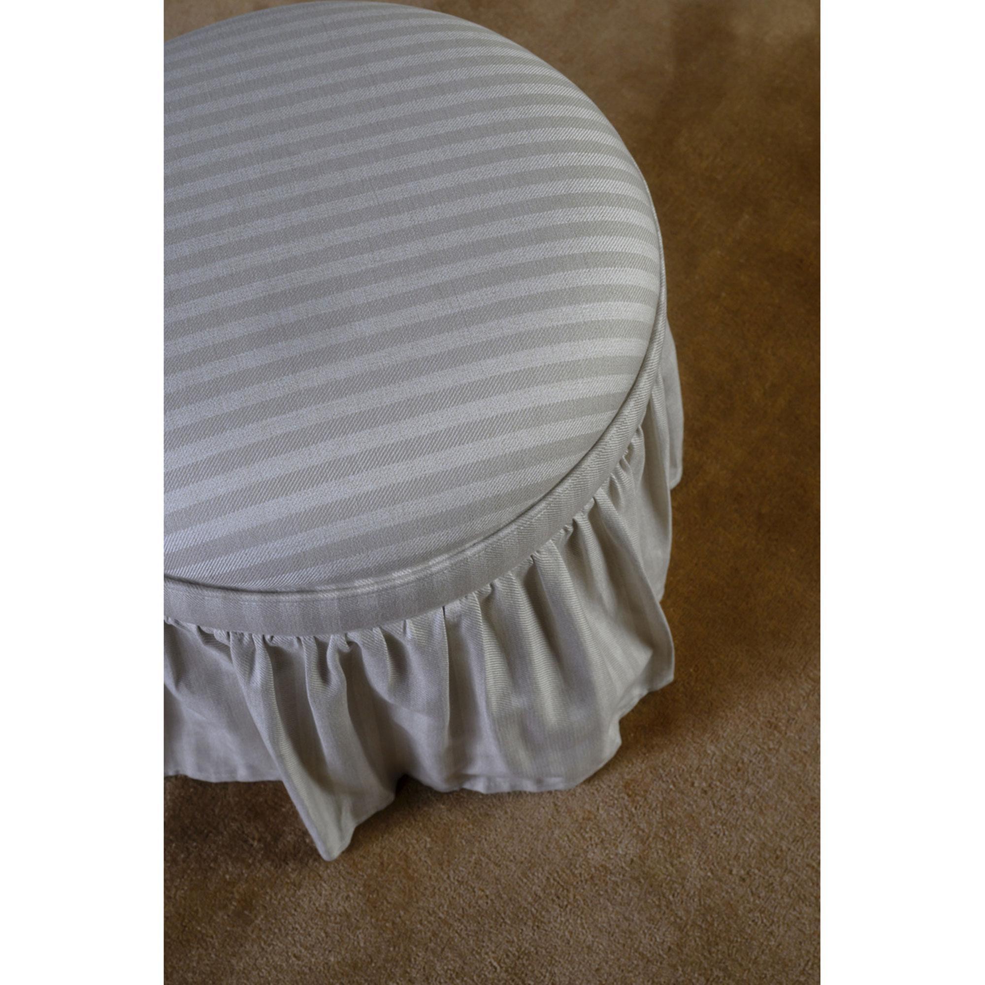 Heidi Storage Ottoman Beige Stripe 2 Heidi Storage Ottoman Beige Stripe - Image 2