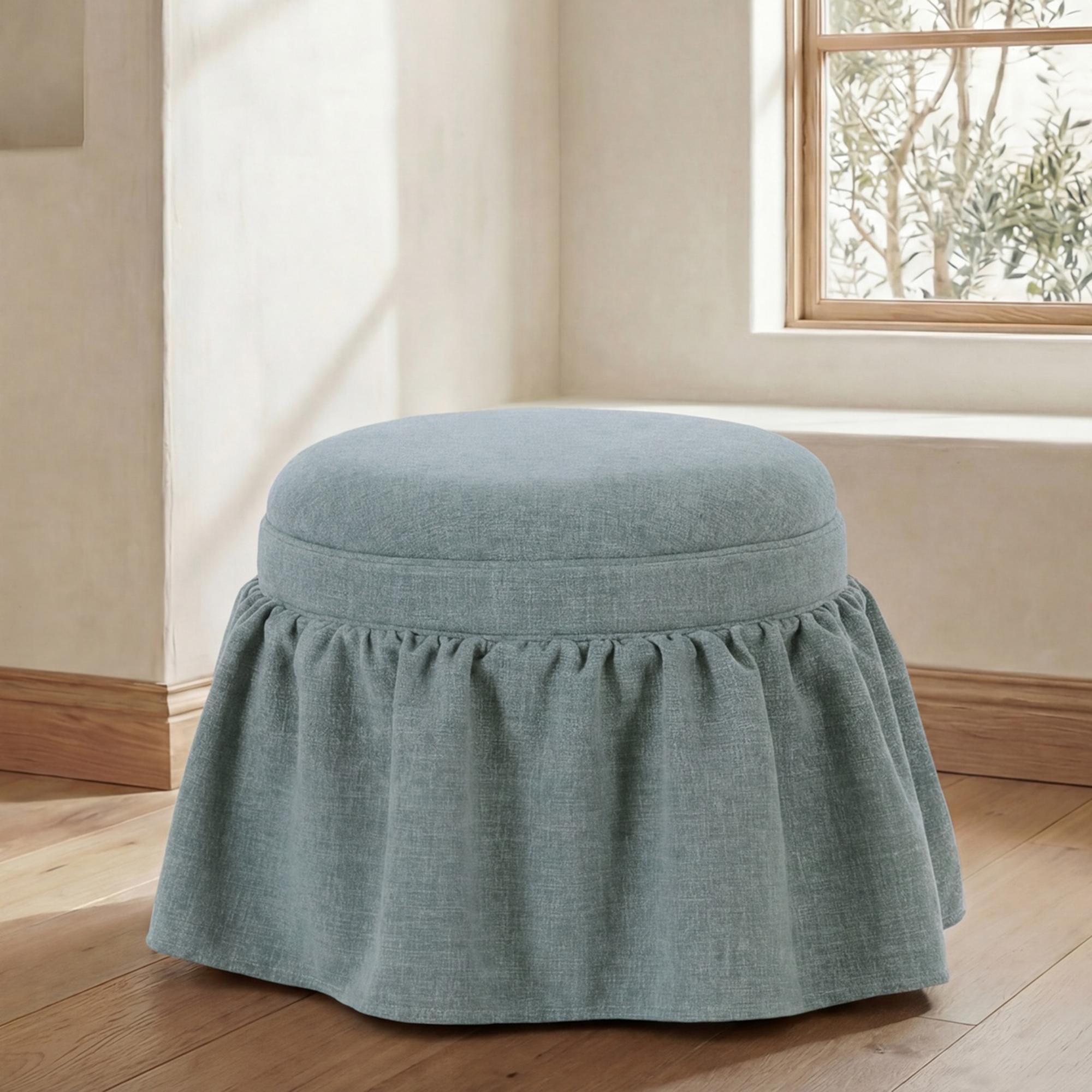 Heidi Storage Ottoman Light Blue 2 Heidi Storage Ottoman Light Blue - Image 2