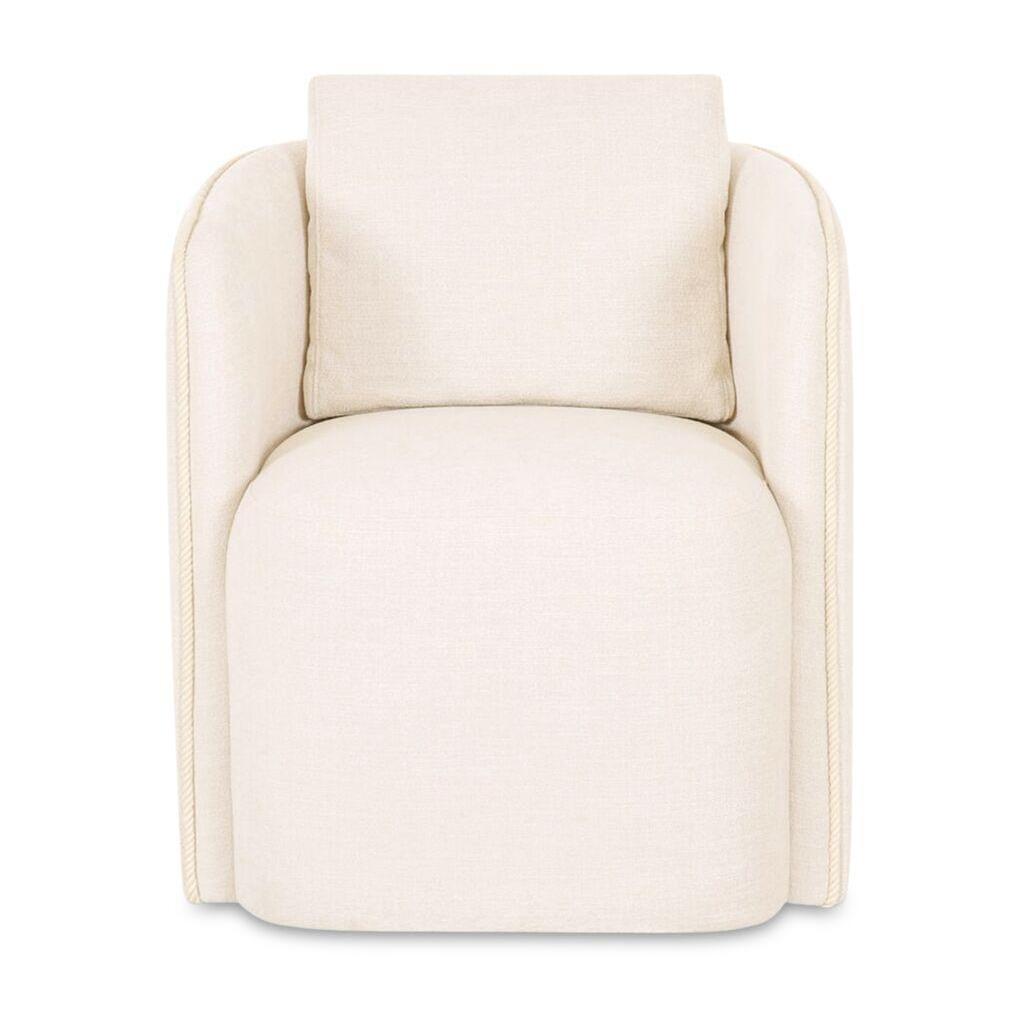 Cecil Dining Chair Warm White 1 Cecil Dining Chair Warm White