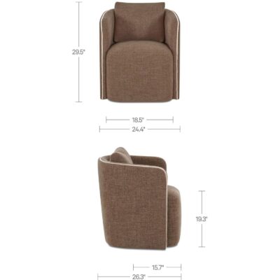Cecil Dining Chair Dark Brown 5 Cecil Dining Chair Dark Brown OA-1113-20 OA 1113 20 70 dim