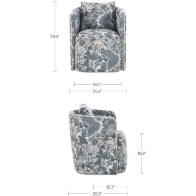 Cecil Dining Chair Tapestry OA-1113-26 OA 1113 26 70 dim