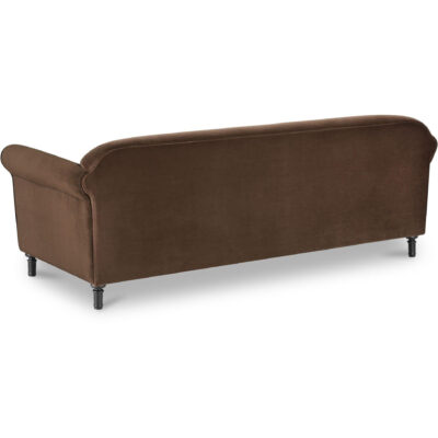 Harmony Sofa Dark Brown Faux Mohair 14 Harmony Sofa Dark Brown Faux Mohair OA-1115-20 OA 1115 20 Harmony diagL back shadsilo