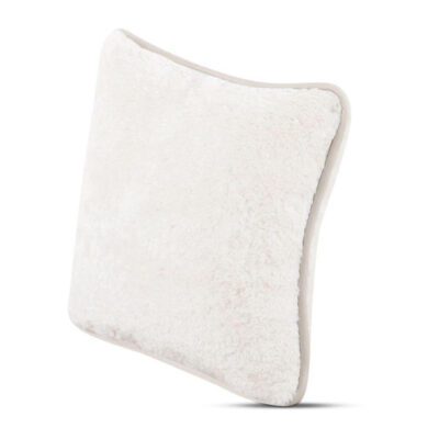 Carr 20In Cushion Faux Fur Cream OA-1118-05 OA 1118 05 Carr diagL shadsilo